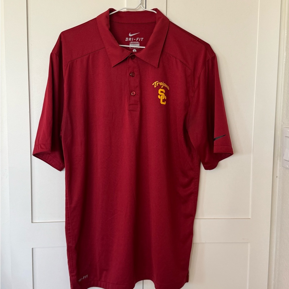 Nike Men's Red Polo Shirt